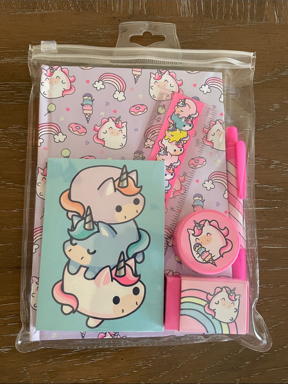 💖 Pick three $15 - Claire’s Unicorn Stationery Set - Pink Pastel